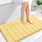 OLANLY Memory Foam Bath Mat 40x24, Super Soft Absorbent Bathroom Rugs, Quick Dry by OLANLY