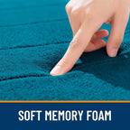 OLANLY Memory Foam Bath Mat 40x24, Super Soft Absorbent Bathroom Rugs, Quick Dry - Image 5
