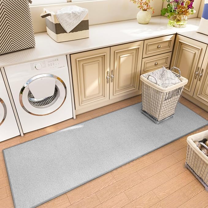 AREDO Runner Rug with Non Slip Rubber Backing, Washable Soft Floor Carpet - Image 4