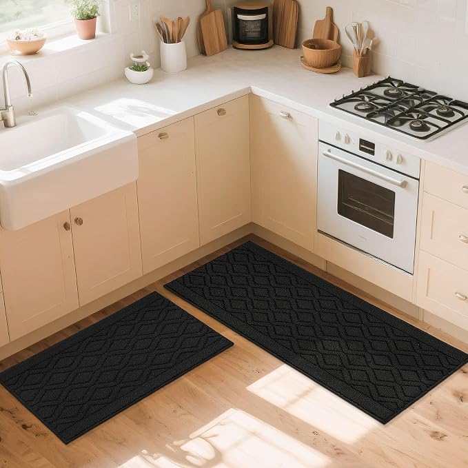 COSY HOMEER 48x20 Inch/30X20 Inch Kitchen Rug Mats Made of 100% Polypropylene 2 - Image 8
