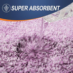 OLANLY Luxury Toilet Rugs U-Shaped 24x20, Extra Soft and Absorbent Microfiber - Image 4