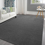 Pettop 5x7 ft Dark Grey Area Rugs by Pettop