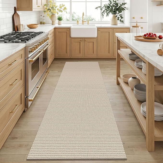 KOZYFLY 3x6 Washable Runner Rug, Non Slip Wide Runners by KOZYFLY