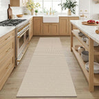 KOZYFLY 3x6 Washable Runner Rug, Non Slip Wide Runners by KOZYFLY