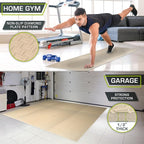 ProsourceFit Exercise Puzzle Mat 1/2-inch, EVA Interlocking Foam Floor Tiles - Image 3