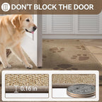 YDKGL Door Mat Indoor Entrance 17"x30", 0.16" Thin Paw Print Low Pile Doormat - Image 4