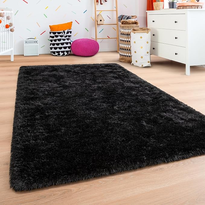 Andecor Soft Fluffy Bedroom Rugs, 5 x 8 Feet Indoor Shaggy Plush Area Rug - Image 2