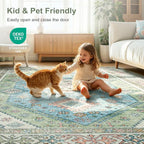 Lofus Vintage Living Room Rugs 8x10, Soft Machine Washable Area Rug - Image 5