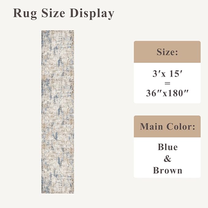 3x15 Ft Long Hallway Runner Rug - Image 2