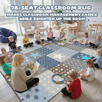 Large Classroom Rug Elementary 9x12, Preschool Teacher Classroom Must Haves - Image 2