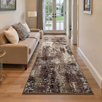 Runner Rug for Kitchen Coffee Hallways Runner Rug Non Slip 2'6''x8' Washable by OmpaaHomeDecor