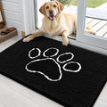 OLANLY Dog Door Mat for Muddy Paws 35x24, Paw Print Design, Absorbs Moisture by OLANLY