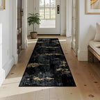 RELEANY Washable Area Rugs 2x7 Non-Slip Modern Abstract Soft - Image 3