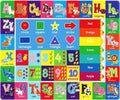3X5 ABC Kids Rugs for Playroom by Kentaly