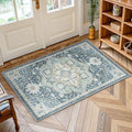AMADA HOMEFURNISHING 2x3 Washable Area Rug, Low-Profile Entryway Rug by AMADAHOMEFURNISHING