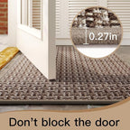 YDKGL Door Mat 17x30, Door Mat Indoor Entrance Dirt Resistant and Absorbent - Image 4