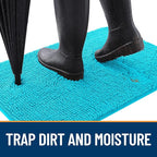 OLANLY Dog Door Mat for Muddy Paws 47x32, Absorbs Moisture and Dirt, Absorbent - Image 2