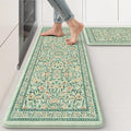 KIMODE Anti Fatigue Mats for Kitchen Floor, 17.3"x29"+17.3"x47" Farmhouse by StayinComfortCookwithJoy