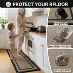 Kitchen Mat Non Slip, Washable Kitchen Rugs, Absorbent Kitchen Mats - Image 4