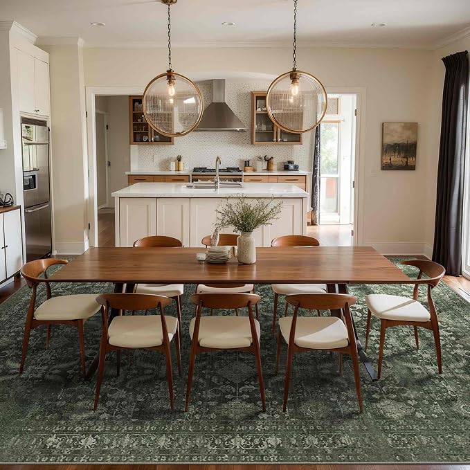 Rugxara 9x12 Area Rugs for Living Room Bedroom, Large Washable Rug, Non Slip & - Image 4