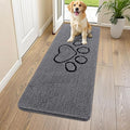 Smiry Dog Door Mat for Muddy Paws, Absorbent Dirt Trapper Non Slip Quick Dry by Smiry