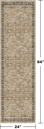 Hazo Haus Soft Taupe 2x7 Runner Rug - Image 2