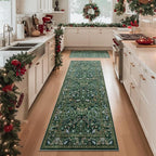 Washable Runners for Hallways Kitchen Rugs: 2'6"x8' Runner Rug Stain Resistant - Image 9