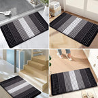 Kitinjoy Indoor Outdoor Door Mat, 48x30 Non-Slip Absorbent Dirt Trapper - Image 6