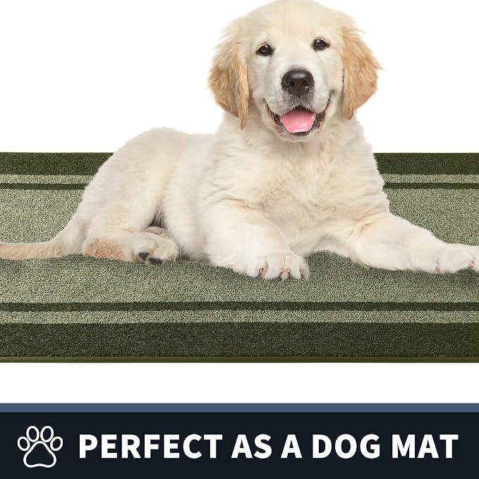 PURRUGS Dirt Trapping Door Mat 24" x 70", Non-Slip Machine Washable Entryway Rug - Image 6