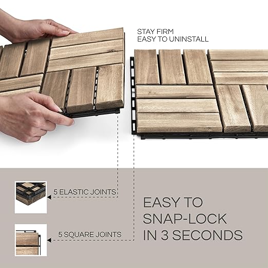 THYOI Premium Deck Tiles, Patio Flooring - Image 4