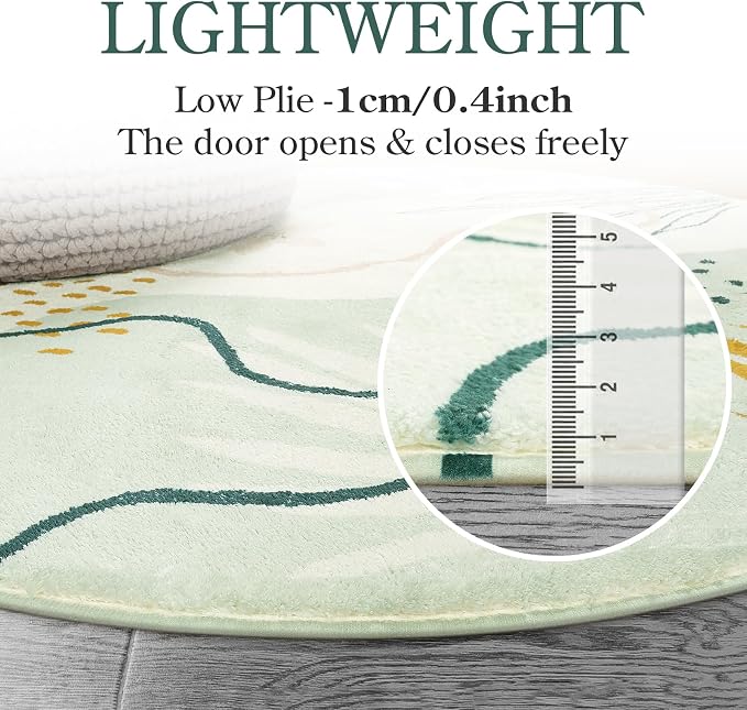 Lahome Green Hallway Runner Rug - Image 2