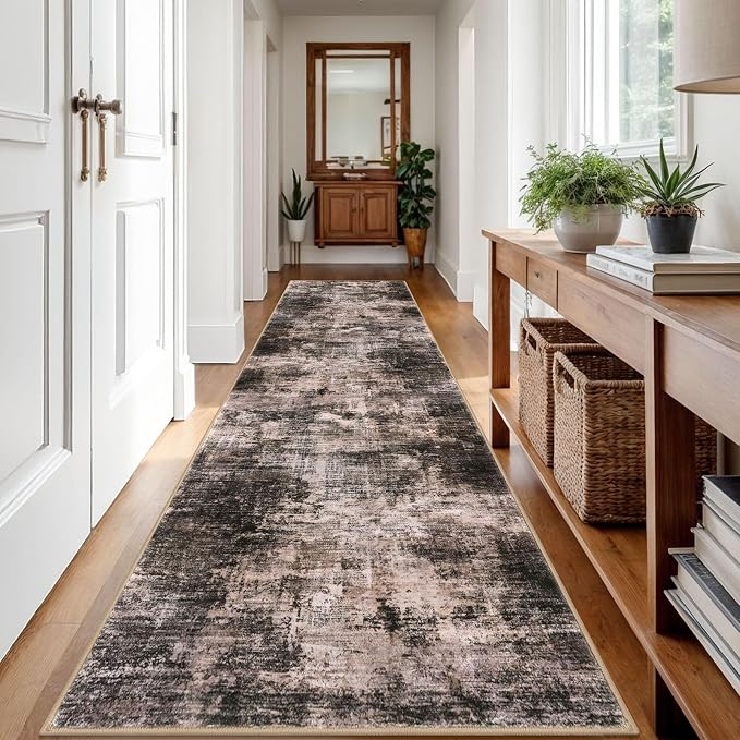 IOHOUZE Abstract Runner Rug 3x12 Ft Washable Runners - Image 8