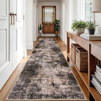 IOHOUZE Abstract Runner Rug 3x12 Ft Washable Runners - Image 8