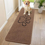 Smiry Dog Door Mat for Muddy Paws, Absorbent Dirt Trapper Non Slip Quick Dry by Smiry