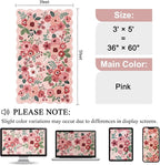 DUKINO 3x5 Area Rug, Floral Non-Slip Indoor Washable Rug - Image 2