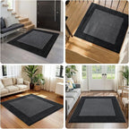 Washable Area Rug 48" x 48", Non Slip Kitchen Rug - Image 4