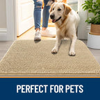 OLANLY Dog Door Mat for Muddy Paws 54x32, Absorbs Moisture and Dirt, Absorbent - Image 6