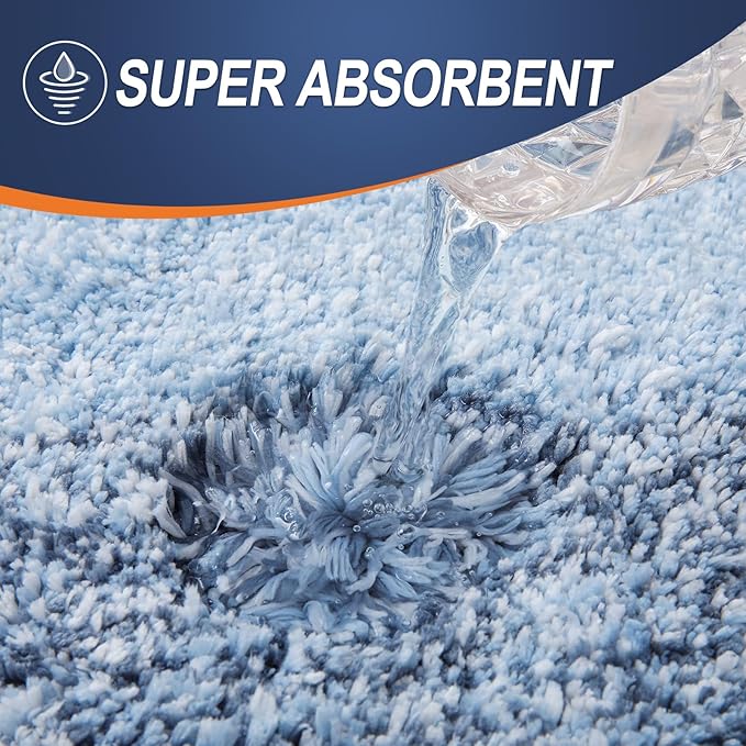 OLANLY Large Bathroom Rugs Mat 40x24, Extra Soft Absorbent Microfiber Bath Rugs - Image 3