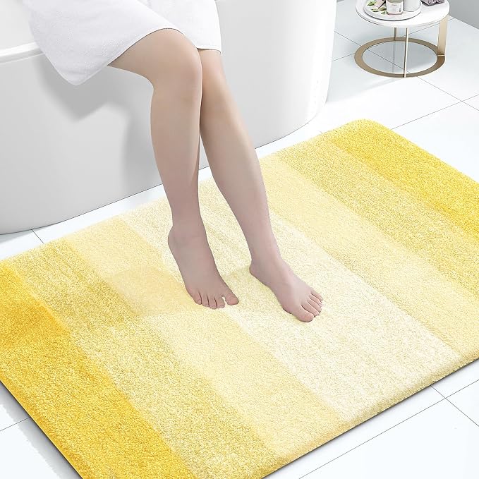 OLANLY Large Bathroom Rugs Mat 44x32, Extra Soft Absorbent Microfiber Bath Rugs by OLANLY