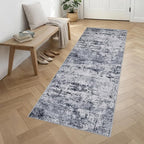 Washable Area Rug 3x10 Entryway Rug: Washable Modern Abstract Soft Thin Rug - Image 3
