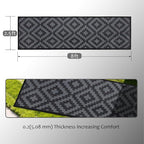 SAND MINE Waterproof Outdoor Rug, Plastic Reversible Rug, Modern Area Rug - Image 2