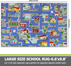 Capslpad Blue Car Road Kid Rug Carpet Playmat - Image 2