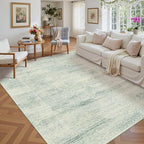 Latte&Fog Area Rugs 6x9 for Living Room, Washable Green Rugs for Bedroom by LatteFog