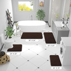 OLANLY Bathroom Runner Rugs 59x24, Extra Soft Absorbent Chenille Bath Rugs - Image 2
