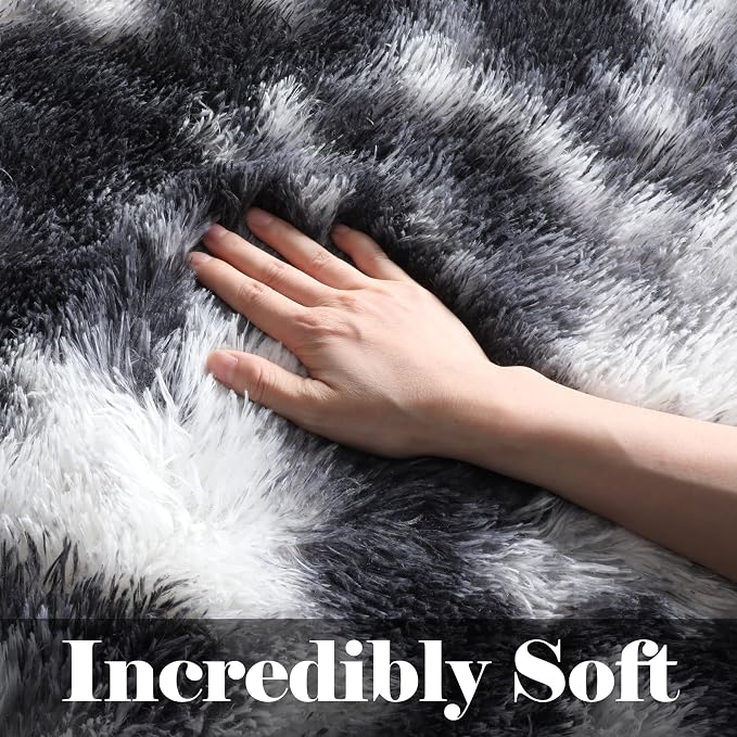 ONASAR 8x10 Area Rugs for Living Room, Soft Plush Thick Shaggy Big Floor Carpet - Image 2