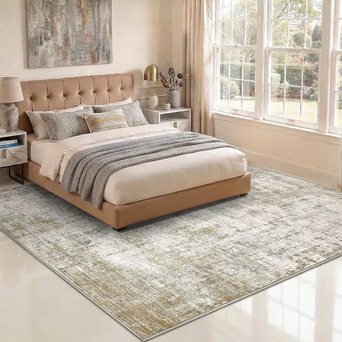10x12 Area Rugs Washable Living Room Rug-No Slip Soft Carpets Modern Abstract - Image 6