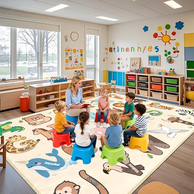 Kids Rugs for Playroom Classroom - Image 5