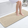 OLANLY Bathroom Runner Rugs 47x17, Extra Soft Absorbent Chenille Bath Rugs by OLANLY