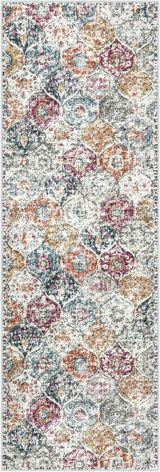 Lahome Moroccan Trellis Hallway Runner Rug, 2x6 Kitchen Runner Rugs Non Skid - Image 6