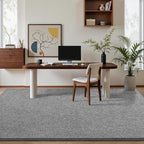 Pettop 5x7 Grey Area Rugs for Living Room Bedroom, Thickened Memory-Foam Throw - Image 4